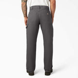 DICKIES Relaxed Fit Heavyweight Duck Carpenter Rinsed Slate Pants