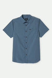 BRIXTON Charter Azure Button-Up Shirt