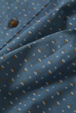 BRIXTON Charter Azure Button-Up Shirt