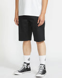 VOLCOM Frickin Modern Stretch Black Shorts