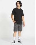 VOLCOM Frickin Modern Stretch Charcoal Heather Shorts