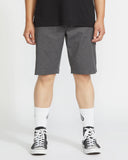 VOLCOM Frickin Modern Stretch Charcoal Heather Shorts