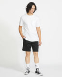 VOLCOM Frickin Elastic Waist Black Shorts