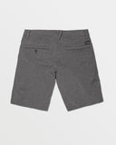 VOLCOM Frickin Cross Shred Static Charcoal Heather Hybrid Shorts