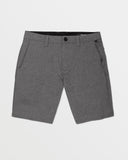 VOLCOM Frickin Cross Shred Static Charcoal Heather Hybrid Shorts
