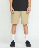 VOLCOM Frickin Cross Shred Static Dark Khaki Hybrid Shorts