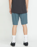 VOLCOM Frickin Cross Shred Dark Slate Hybrid Shorts