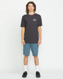 VOLCOM Frickin Cross Shred Dark Slate Hybrid Shorts