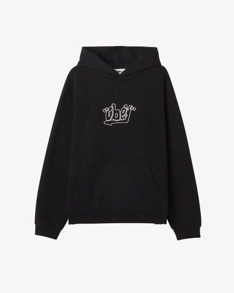 OBEY Massive Extra Heavy Black Hoodie