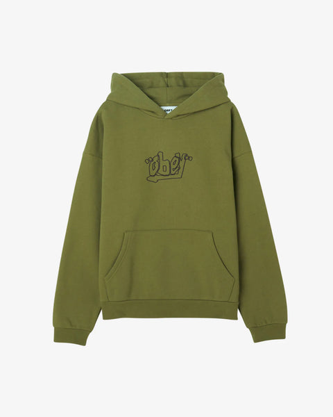 OBEY Massive Extra Heavy Moss Hoodie