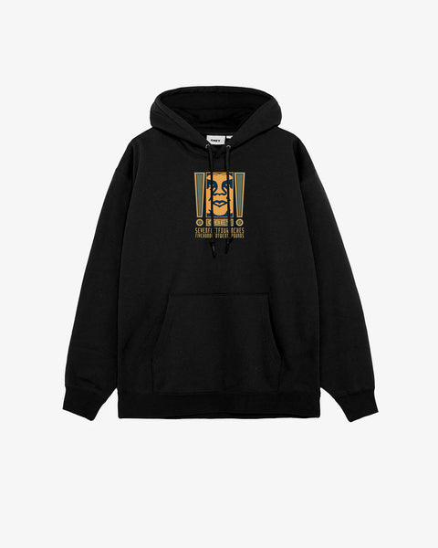 OBEY Double Exclamation Black Hoodie