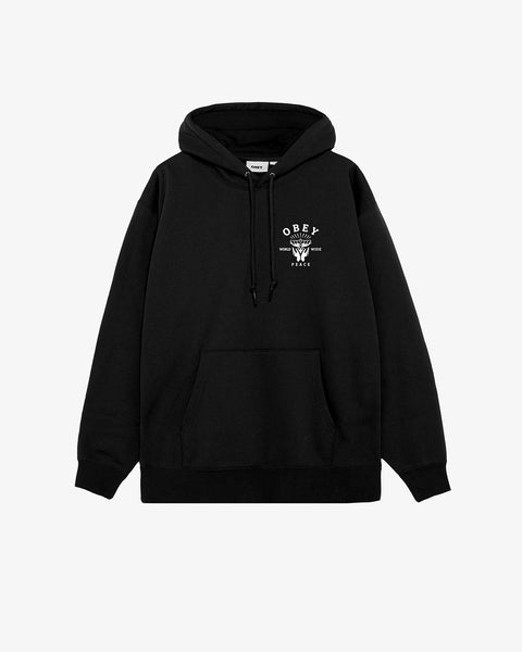 OBEY Lotus With Hands Black Hoodie