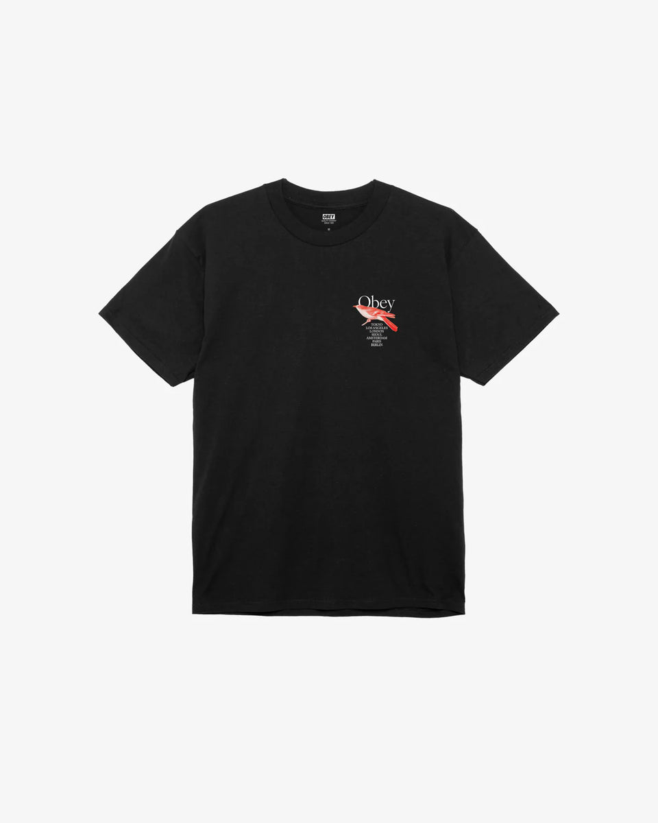 OBEY Bird Black T-Shirt – Defy Boardshop