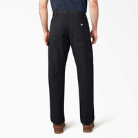 DICKIES Relaxed Fit Heavyweight Duck Carpenter Black Pants