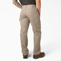 DICKIES Relaxed Fit Heavyweight Duck Carpenter Rinsed Sand Pants