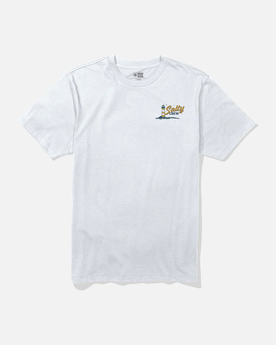 SALTY CREW Ashore White Tee – Defy Boardshop