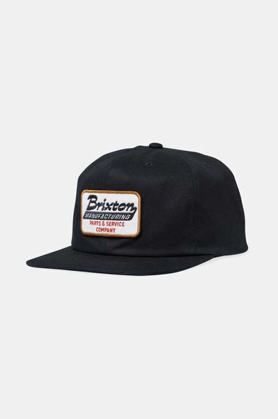 BRIXTON Township Black Snapback Hat