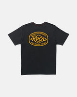 RVCA Ranch Seal Pirate Black Tee