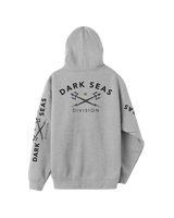 DARK SEAS Headmaster Heather Gunmetal Zip Hoodie