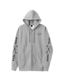 DARK SEAS Headmaster Heather Gunmetal Zip Hoodie