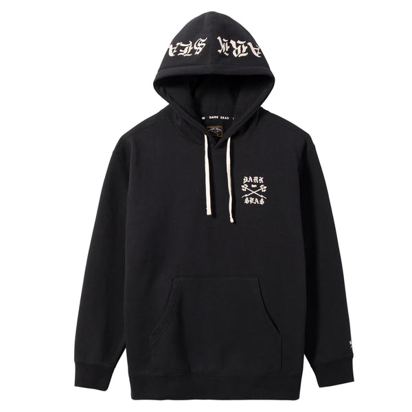 DARK SEAS Lookout Heavy Blk Hoodie