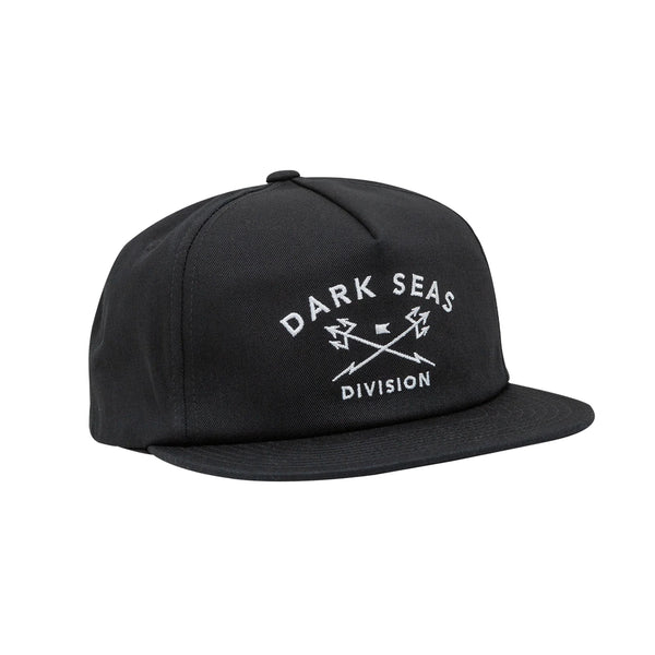 DARK SEAS Trident Black Snapback Hat