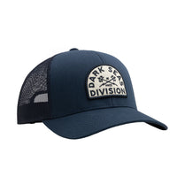 DARK SEAS Solitude Navy Trucker Hat