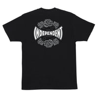INDEPENDENT Rose Span Black Tee