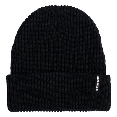 INDEPENDENT Baseline Black Beanie