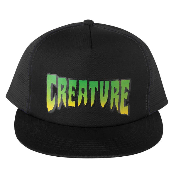 CREATURE Logo Black Trucker Hat