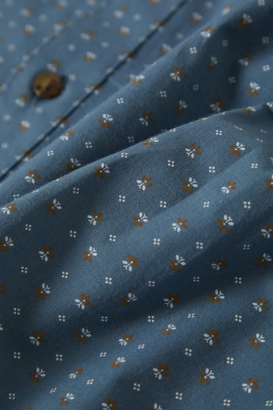 BRIXTON Charter Azure Button-Up Shirt – Defy Boardshop