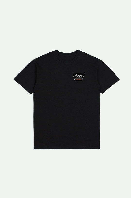 BRIXTON Linwood Black Tee – Defy Boardshop