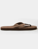 RAINBOW Premier Leather Mens Dk Brown Sandal