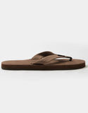 RAINBOW Premier Leather Mens Dk Brown Sandal