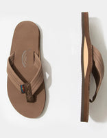 RAINBOW Premier Leather Mens Dk Brown Sandal