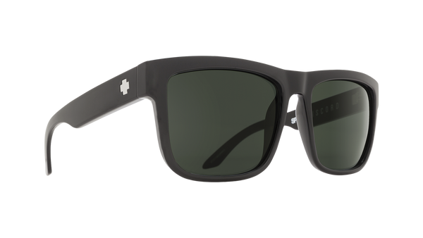 SPY Discord Black/Gray Green Sunglasses