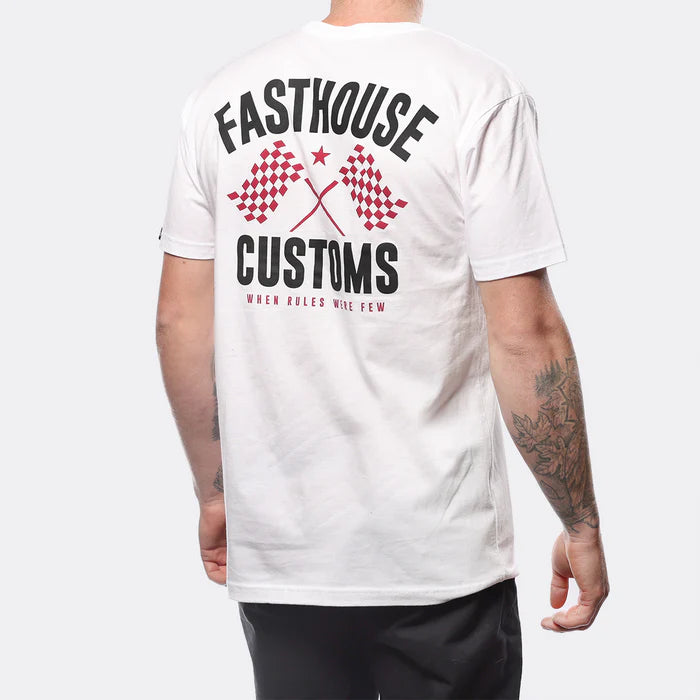 FASTHOUSE 68 Trick White Tee – Defy Boardshop