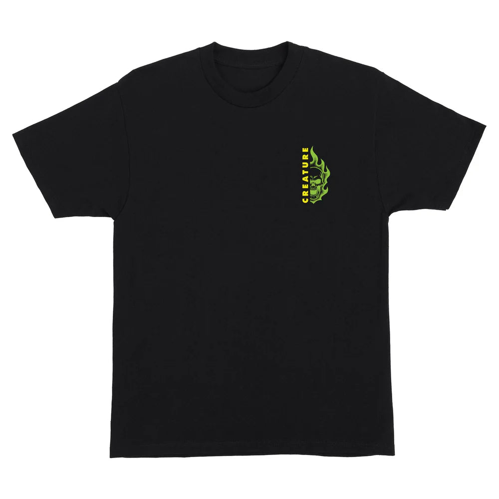 CREATURE Vortex Black Tee – Defy Boardshop