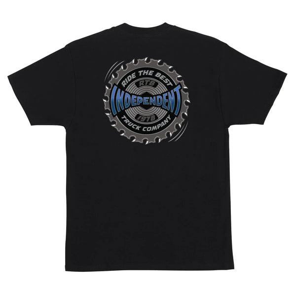 INDEPENDENT Buzzsaw Black Tee