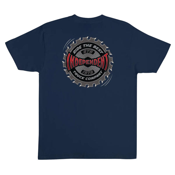 INDEPENDENT Buzzsaw Navy Tee