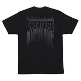 CREATURE Tattered Black Tee