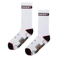 INDEPENDENT Truck White Socks