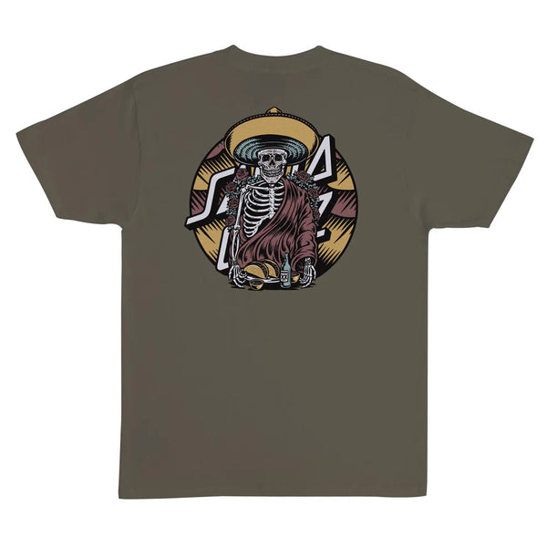 SANTA CRUZ Guzman Dining Olive Tee