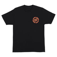 SANTA CRUZ Flame Ringed Black Tee