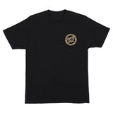 SANTA CRUZ Carved MFG Black Tee