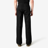 DICKIES Loose Fit Double Knee Work Black Pants