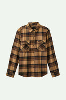 BRIXTON Bowery Tigers Eye Flannel