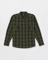 VOLCOM Shadowstone Moss Flannel