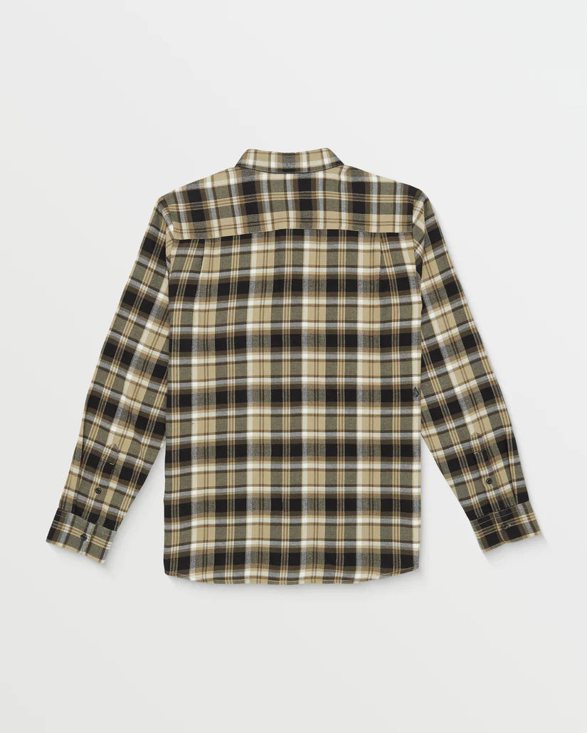 VOLCOM Caden Khaki Flannel – Defy Boardshop