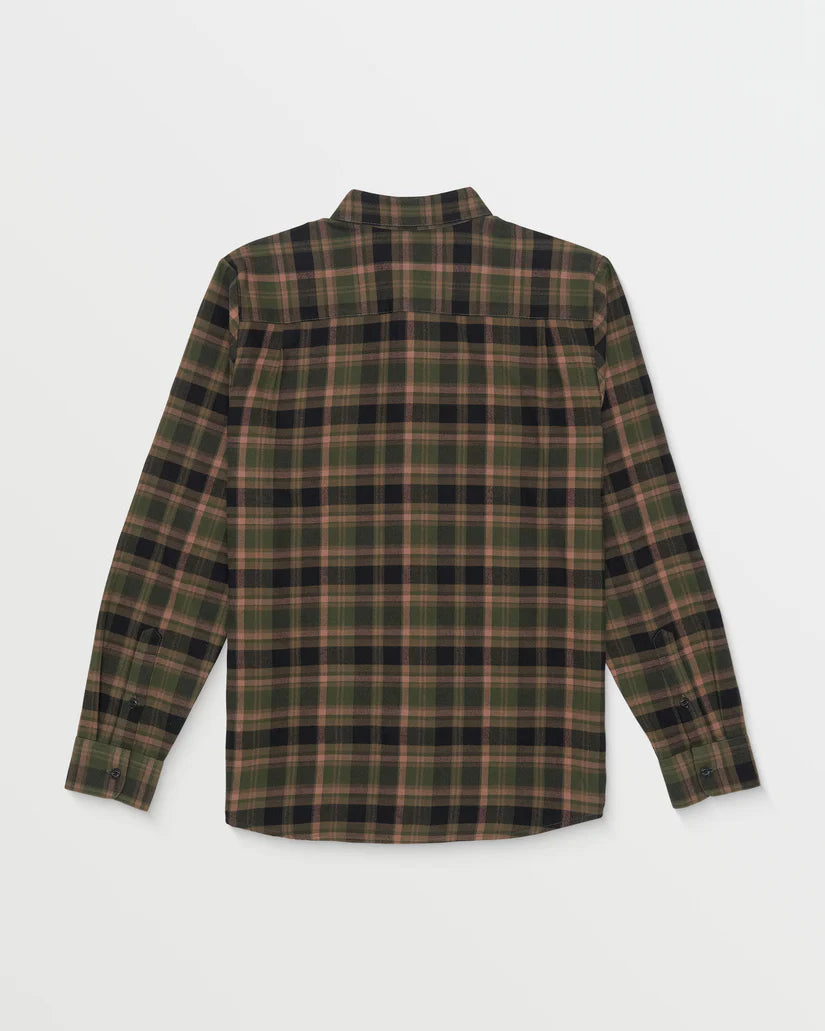 Volcom Caden Squadron Green Flannel – Defy Boardshop